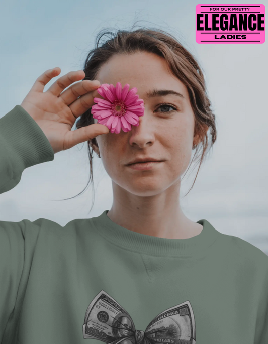 B MONEY || WOMEN'S CROPPED SWEATSHIRT || OZ